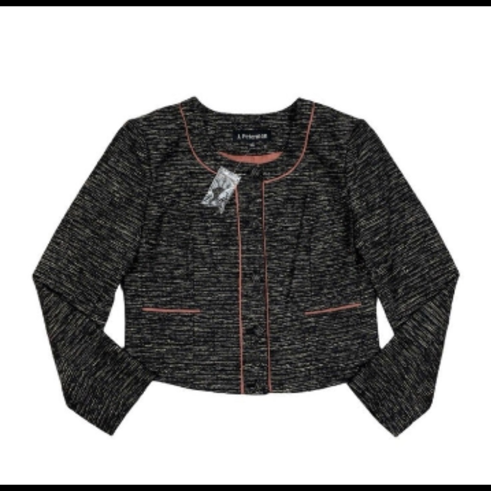 NWT J. Peterman Tweed Jacket Women's Size 0